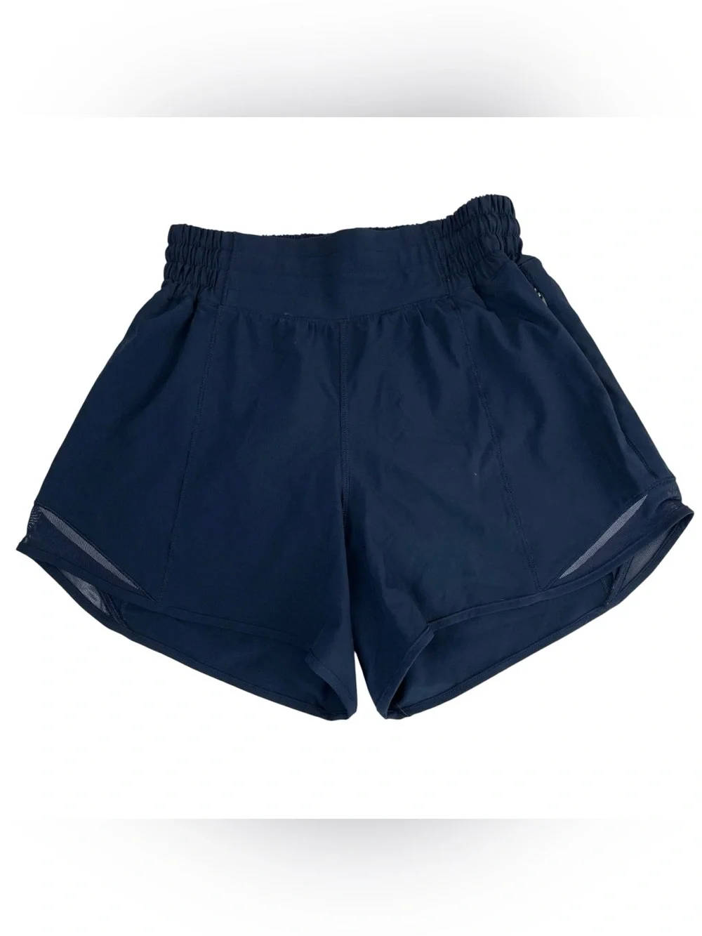 lululemon Hotty Hot Short High Rise Long 4” True Navy Sz 2